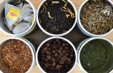 画像4: 茶筒『押し花』/150g茶葉用 (4)