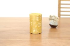 画像2: 茶筒『押し花』/150g茶葉用 (2)