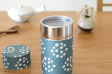 画像3: 茶筒『花飾り』/150g茶葉用 (3)