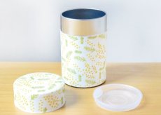 画像1: 茶筒『ミモザ』/150g茶葉用 (1)