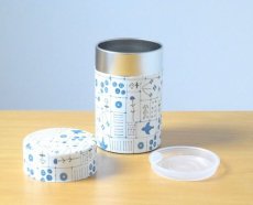 画像1: 茶筒『線画』/150g茶葉用 (1)