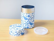 画像1: 茶筒『空模様』/150g茶葉用 (1)