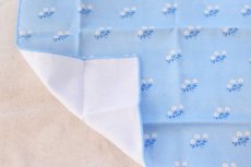 画像2: ゆきはな「むくげ」 / 綿100％ トリプルガーゼハンカチ (2)