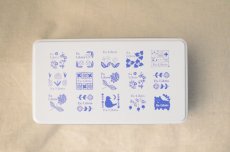 画像4: [製作の記録]紙博限定マスキングテープ 『図案と刺繍 』6柄＋クッキー缶『星月夜の蔵書印』セット (4)