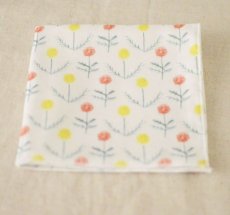 画像1: ゆきはな「ひだまり」 / 綿100％ トリプルガーゼハンカチ (1)