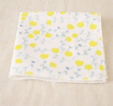 画像1: ゆきはな「ゆきどけ」 / 綿100％ トリプルガーゼハンカチ (1)