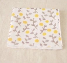 画像1: ゆきはな「月草」 / 綿100％ トリプルガーゼハンカチ (1)