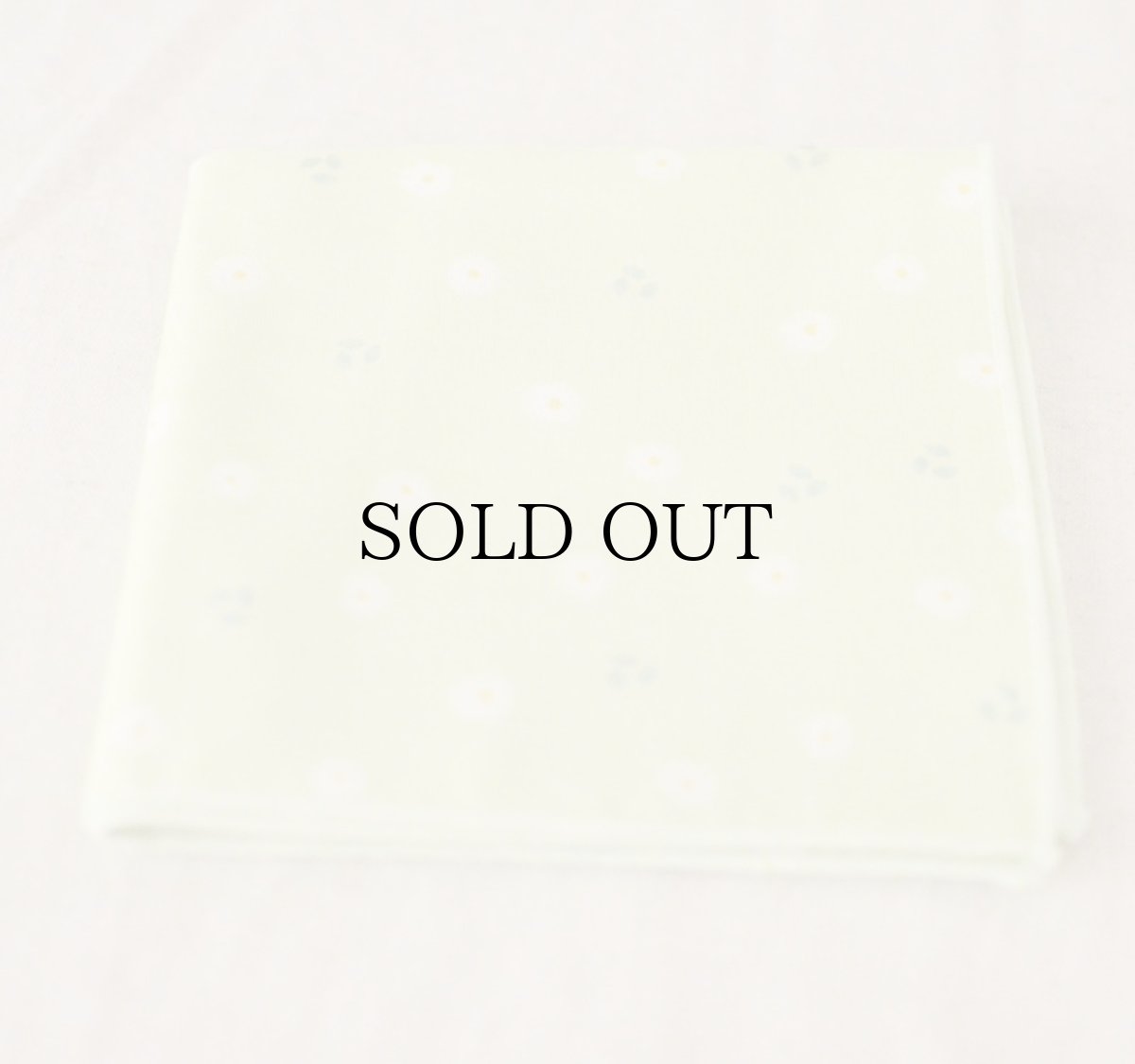 画像1: ゆきはな「ハルジオン」 / 綿100％ トリプルガーゼハンカチ (1)