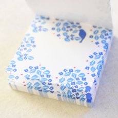 画像2: ブロックメモ帖『葉音-しずく色』 / 同柄100枚綴り (2)