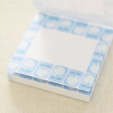 画像2: ブロックメモ帖『風花』 / 同柄100枚綴り (2)