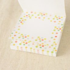 画像2: ブロックメモ帖『こんぺいとう』 / 同柄100枚綴り (2)