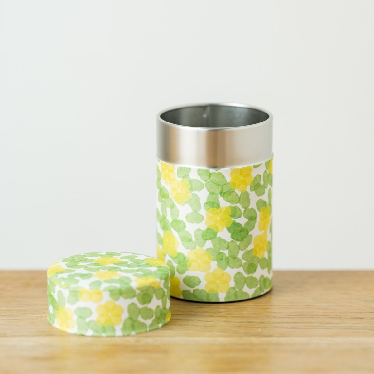 画像1: 茶筒『はなめき』/150g茶葉用 (1)