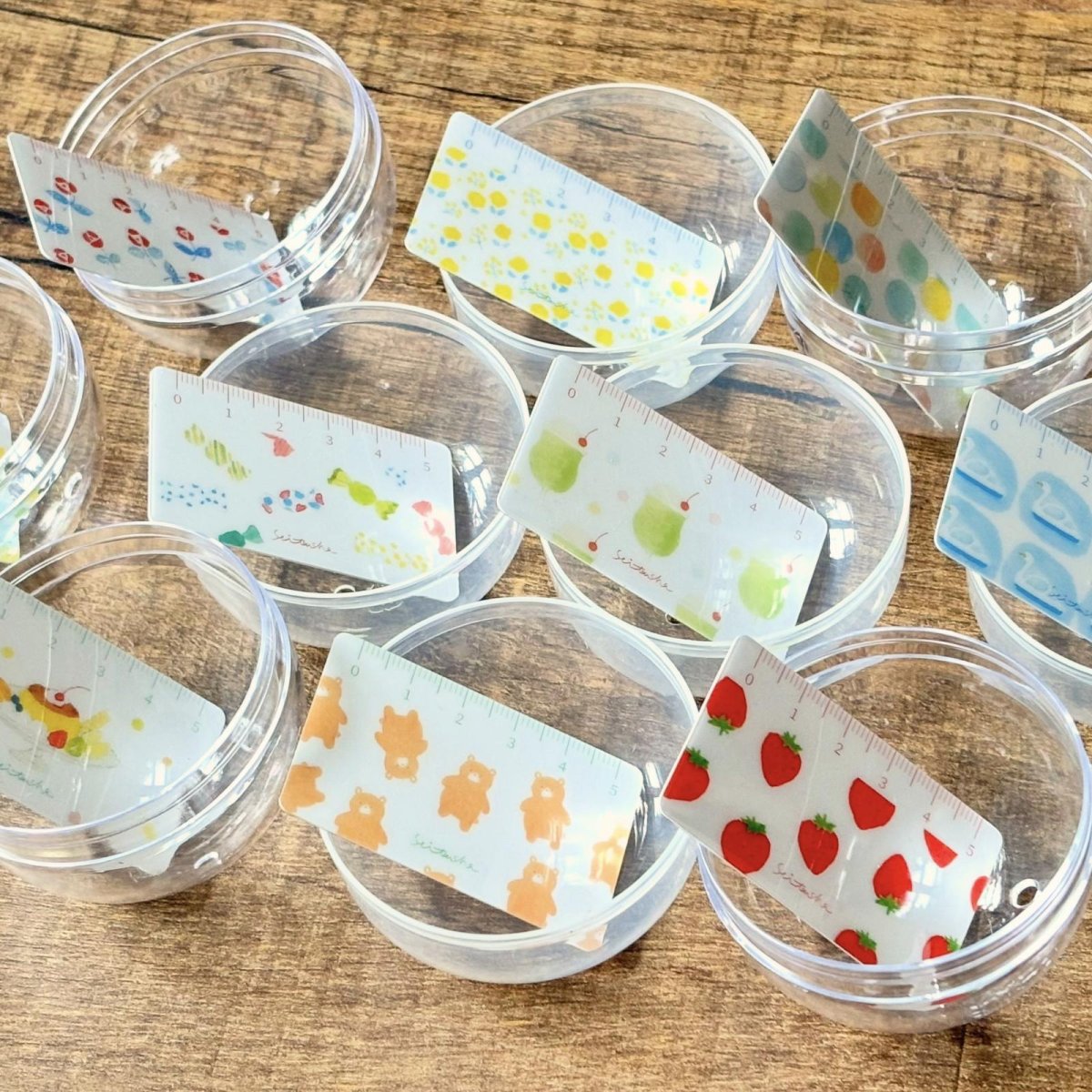 画像1: 《イベント限定》ガチャ- ミニチュア定規vol.02  / SEITOUSHA Gacha Market ※オンラインでの販売はございません (1)