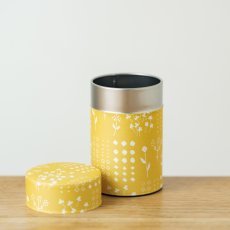 画像1: 茶筒『押し花』/150g茶葉用 (1)