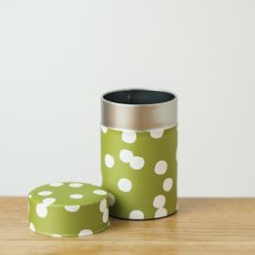 画像1: 茶筒『抹茶白玉』/150g茶葉用 (1)