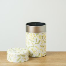 画像1: 茶筒『ミモザ』/150g茶葉用 (1)