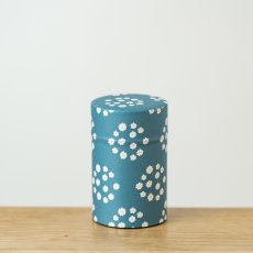 画像2: 茶筒『花飾り』/150g茶葉用 (2)