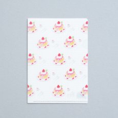 画像1: A6クリアファイル-いちごパンケーキ (1)